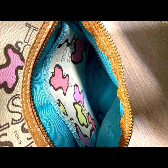 TOUS Multi-color Bear LIMITED EDITION BAG Messenger Style Crossbody - Picture 7 of 11